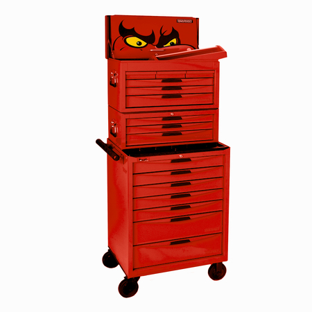 TENG TOOLS 8 Series Top Box, Middle Box and Roller Cabinet, 6 Drawer TC803N-KIT1